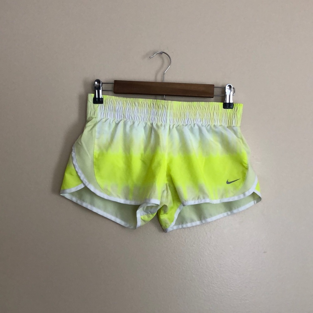 Nike Dri Fit Yellow Active Shorts